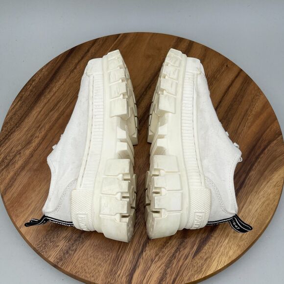 Palladium Revolt Lo TX Shoes Womens Size 6 White Chunky Platform Lace Up - Picture 6 of 9